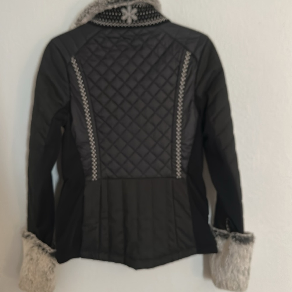 Alp-n-Rock black Courcheval faux fur jacket 2 - Picture 16 of 17